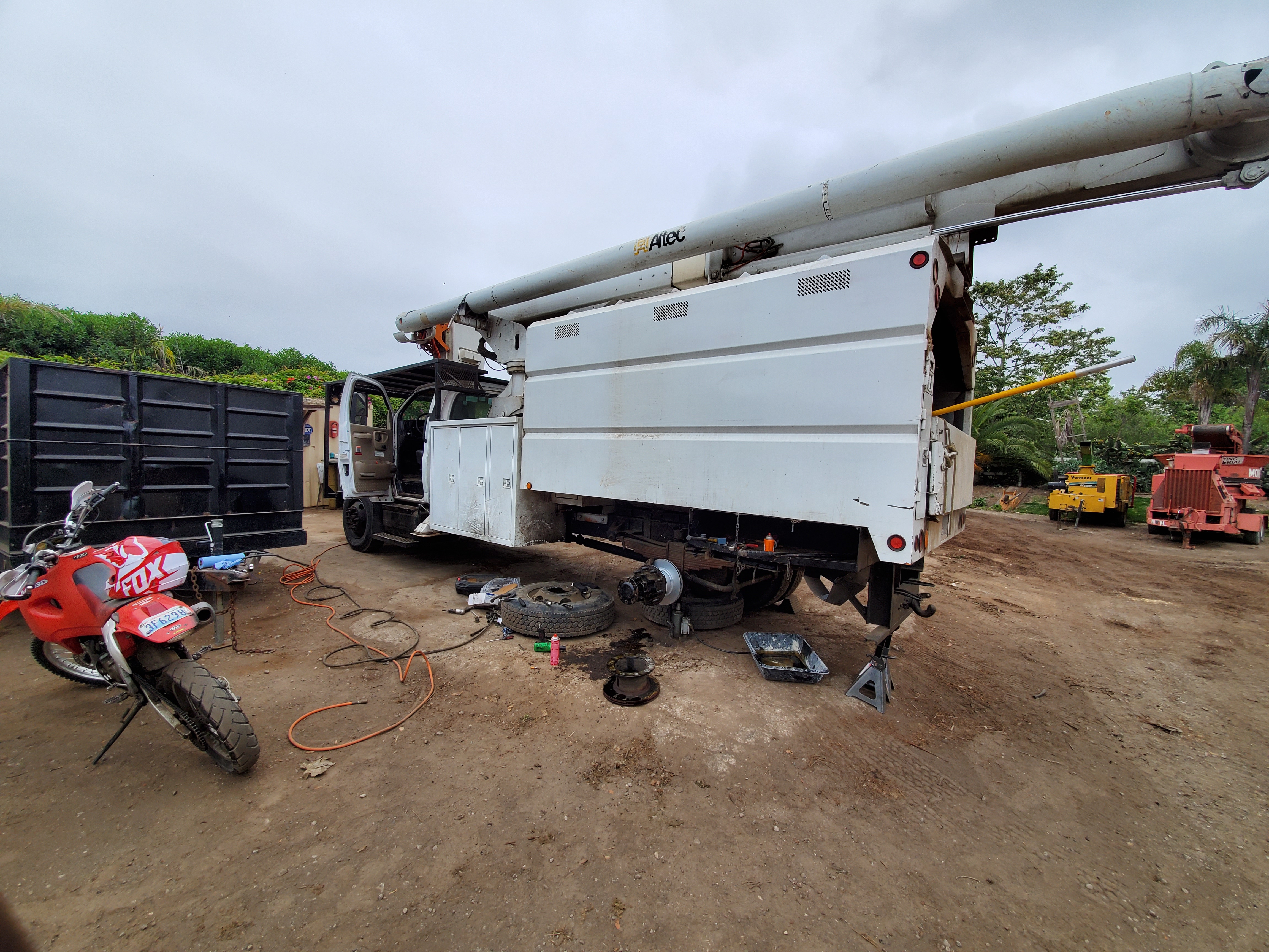 chipper truck brake job